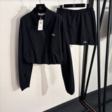 Pre Order Track Jacket & Short Luxe Set