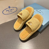 Pre Order Luxury Crochet Flatform Slides