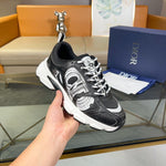 Pre Order Luxury White Logo Trainers In Black/White