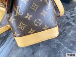 Pre Order Luxury Brown & Cream Logo Bucket Bag