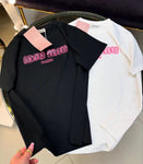 Pre Order Luxury Sparkle Pink Logo T-shirt
