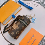 Pre Order Luxury Logo Vanity Case Scarf Keychain