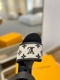 Pre Order Luxury Black Logo Wedges