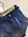 Pre Order Luxury Logo Detail Sparkle Short & T-shirt Set