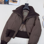 Pre Order Cropped Cord Style Luxury Logo Jacket