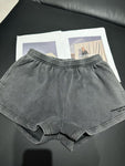 Pre Order Luxury Aw Logo Charcoal Short & Bomber Jacket Set