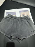 Pre Order Luxury Aw Logo Charcoal Short & Bomber Jacket Set