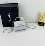Pre Order Mini Crossbody Luxury Logo Chain Bag (6 Colours)