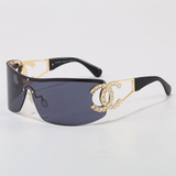 Pre Order Side Diamanté Initial Design Sunglasses