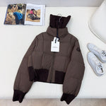 Pre Order Cropped Cord Style Luxury Logo Jacket