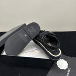 Pre Order Crochet Luxury Gold Logo Sandals
