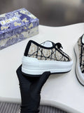 Pre Order Luxury Logo Pattern Design Platform Trainers