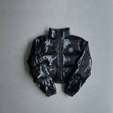 Pre Order Logo High Shine Cropped Coat