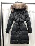 Pre Order Luxury Longline Padded Belted Coat