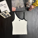 Pre Order Luxury Logo Strap Design Crop Top