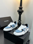 Pre Order Luxury Patch Denim Low Trainers