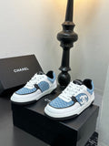 Pre Order Luxury Patch Denim Low Trainers