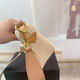 Pre Order Luxury Crochet Logo Triangle Crossbody Bag