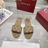 Pre Order Luxury FlatDouble G Logo Slides