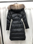 Pre Order Luxury Longline Padded Belted Coat