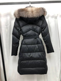 Pre Order Luxury Longline Padded Belted Coat