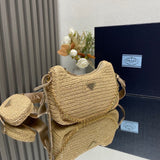 Pre order Crochet Luxe Cross Body Bag In Beige