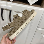 Pre Order Luxury Double Logo Sandals (4 Colours)