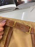 Pre Order Suede Bandeau Luxury Logo Open Back Top