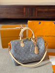Pre Order Luxury Logo Denim Speedy Bag (2 Styles)
