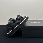 Pre Order Crochet Luxury Gold Logo Sandals