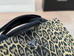 Pre Order Luxury Logo Leopard Handbag With Strap