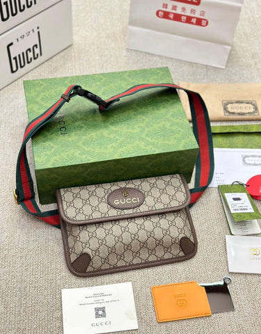 Pre Order Luxury Logo Pouch Strap Bag