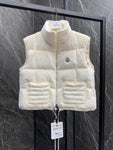 Pre Order Cream Luxury Logo Gilet