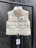 Pre Order Cream Luxury Logo Gilet