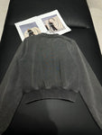 Pre Order Luxury Aw Logo Charcoal Short & Bomber Jacket Set