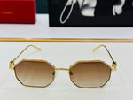 Pre Order Luxury Rounded Gold Sunglasses
