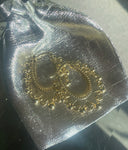 Creole Gold Oval Earrings