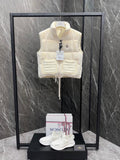 Pre Order Cream Luxury Logo Gilet