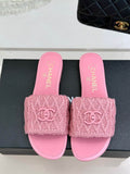 Pre Order Luxury Logo Velcro Slides