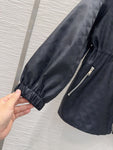 Pre Order Luxury Design Tie Waist Raincoat