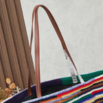 Pre Order Luxury Logo Stripe Beach Bag