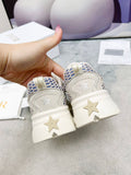 Pre Order Trainers With Luxury Blue Pattern In Nude