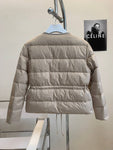 Pre Order Luxury Tie Waist Padded Zip Pocket Coat