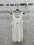 Pre Order Luxury Logo Midi Strap Dress (3 Colours)