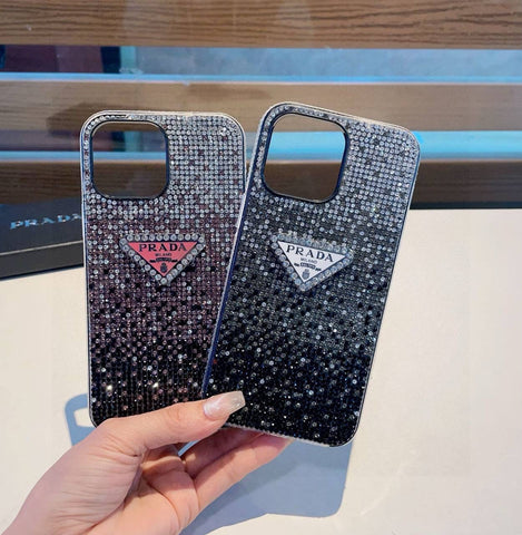 Pre Order Sparkle Gem Stone Luxury Logo Phone Case