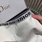 Pre Order Luxury C & D Logo Bikini Set In White