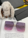 Pre Order Sparkle Logo Square Sunglasses