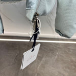 Pre Order Cord Blue Puffer Luxury Logo Coat