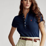 Pre Order Half Button Luxury Polo Tops (7 Colours)