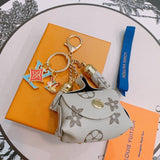 Pre Order Pouch Luxury Design Combo Keychain In Grey